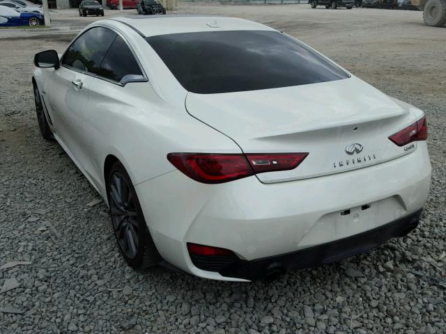 JN1FV7EK7HM610905 - 2017 INFINITI Q60 RED SP WHITE photo 3