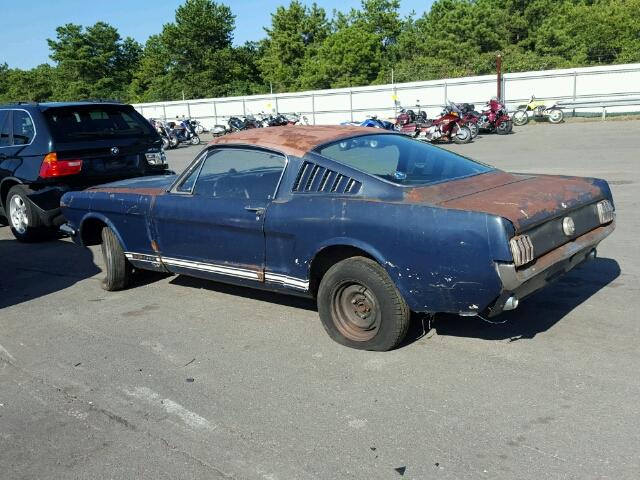 6T09T199731 - 1966 FORD MUSTANG BLUE photo 3