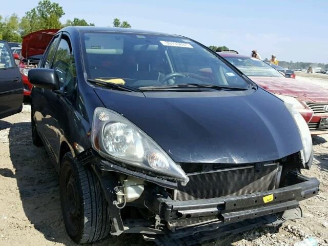 JHMGE8G23AC027049 - 2010 HONDA FIT BLACK photo 1