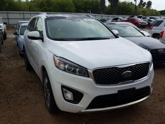 5XYPK4A50GG187027 - 2016 KIA SORENTO SX WHITE photo 1