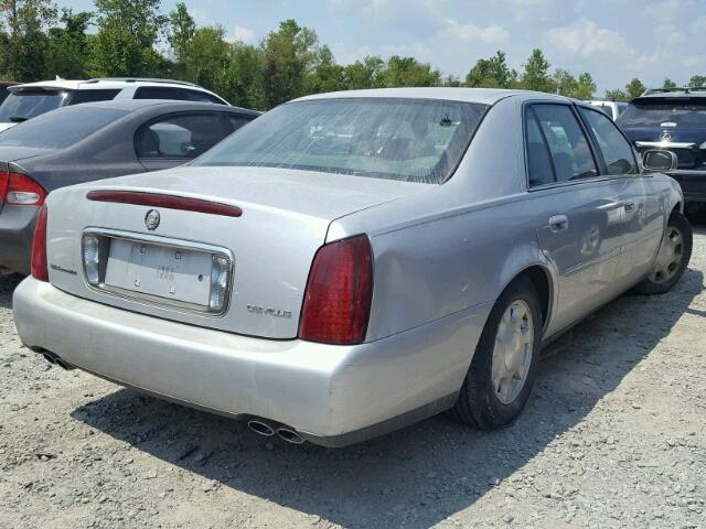 1G6KD54YX1U211181 - 2001 CADILLAC DEVILLE SILVER photo 4