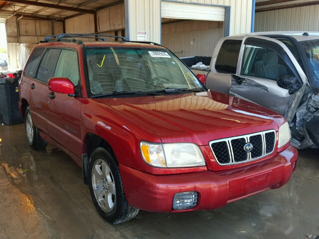 JF1SF65641H737914 - 2001 SUBARU FORESTER S Կարմիր լուսանկար 1