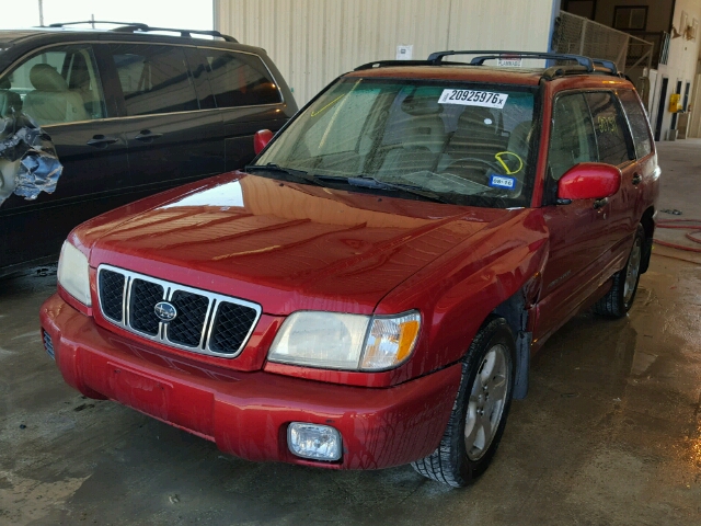JF1SF65641H737914 - 2001 SUBARU FORESTER S Կարմիր լուսանկար 2
