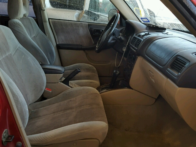 JF1SF65641H737914 - 2001 SUBARU FORESTER S Կարմիր լուսանկար 5
