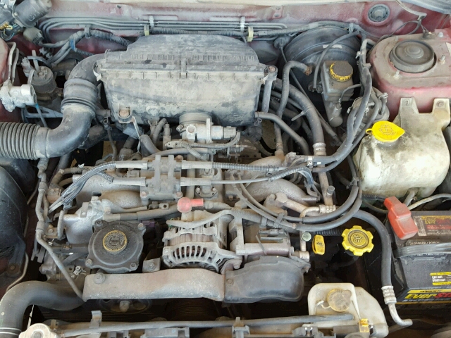 JF1SF65641H737914 - 2001 SUBARU FORESTER S Կարմիր լուսանկար 7