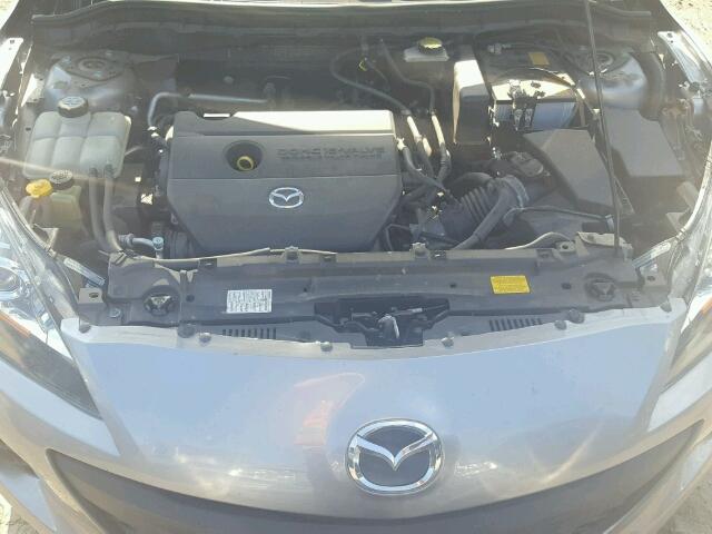 JM1BL1UG1C1517755 - 2012 MAZDA 3 I GRAY photo 7