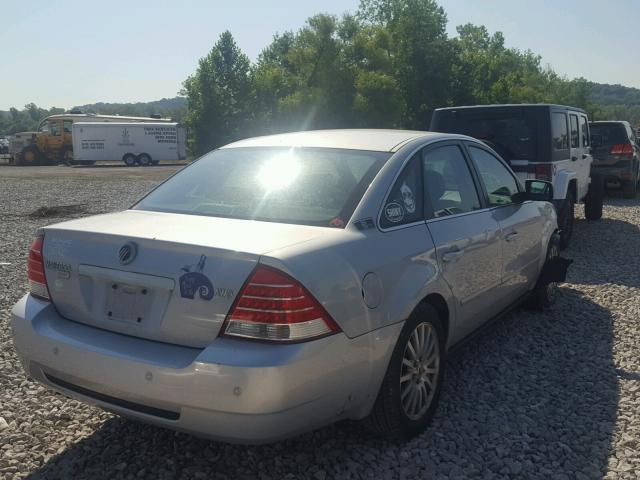 1MEHM431X5G618068 - 2005 MERCURY MONTEGO PR 银色 照片 4