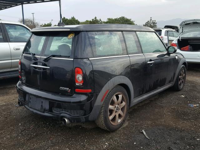 WMWMM33539TP93415 - 2009 MINI COOPER S C BLACK photo 4