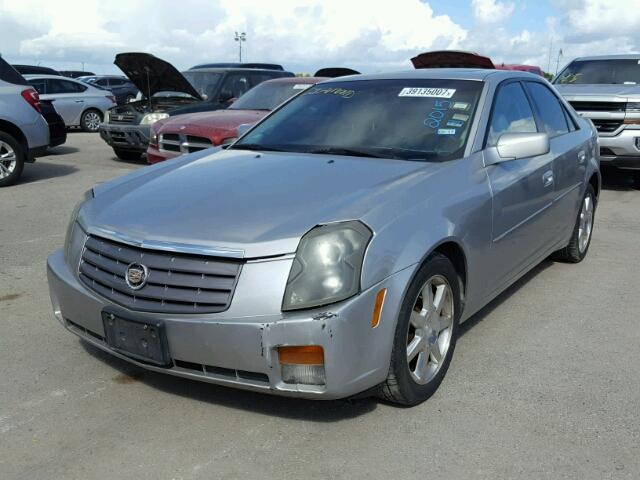 1G6DM577740133191 - 2004 CADILLAC CTS SILVER photo 2