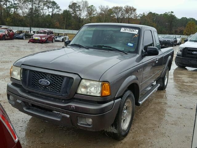 1FTYR14U84PB38099 - 2004 FORD RANGER SUP GRAY photo 2