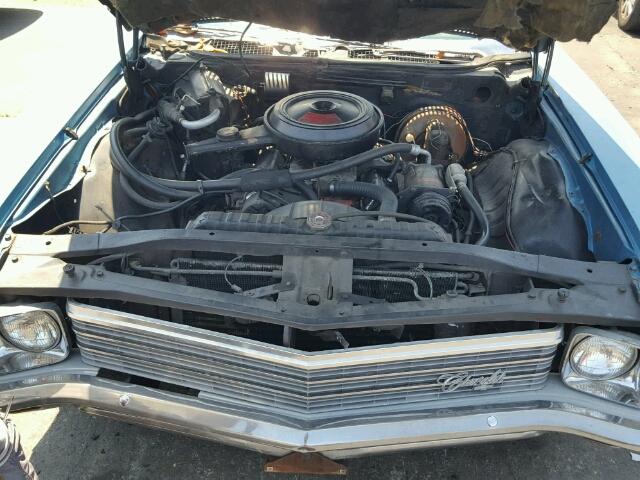 164390C112010 - 1970 CHEVROLET IMPALA BLUE photo 7