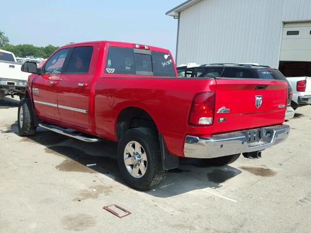 3C6TR5DT6EG141699 - 2014 RAM 2500 SLT RED photo 3