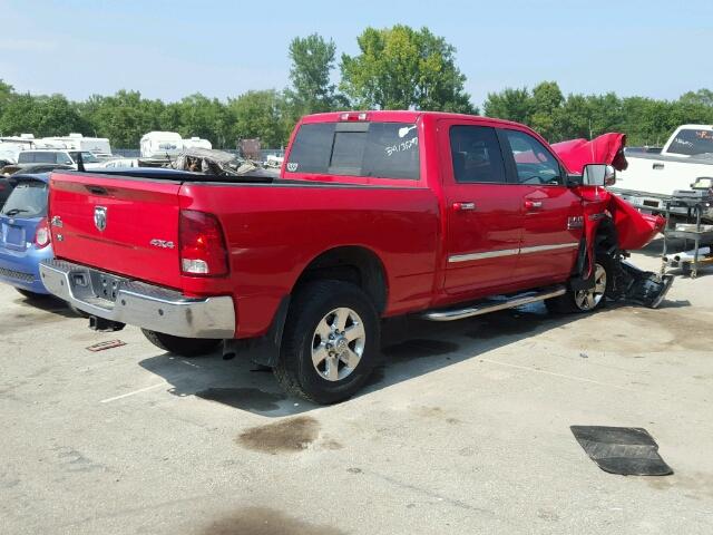 3C6TR5DT6EG141699 - 2014 RAM 2500 SLT RED photo 4