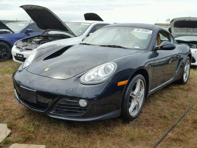 WP0AA2A80BU760247 - 2011 PORSCHE CAYMAN BLACK photo 2