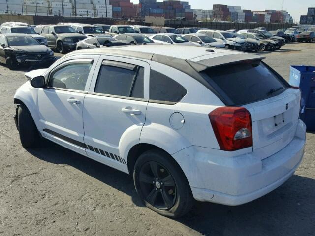 1B3CB9HB9BD168444 - 2011 DODGE CALIBER UP WHITE photo 3