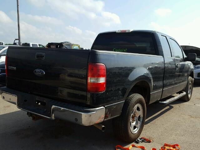 1FTRX14W57FA43005 - 2007 FORD F150 BLACK photo 4