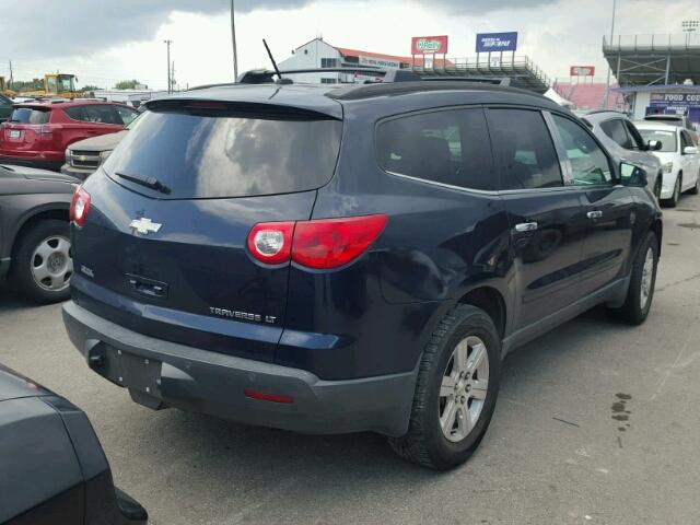 1GNKRJED2CJ129573 - 2012 CHEVROLET TRAVERSE L BLUE photo 4