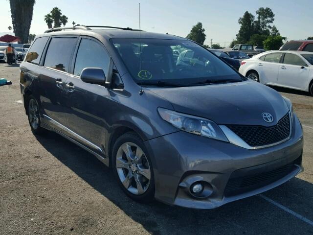 5TDXK3DC3CS217803 - 2012 TOYOTA SIENNA SPO GRAY photo 1