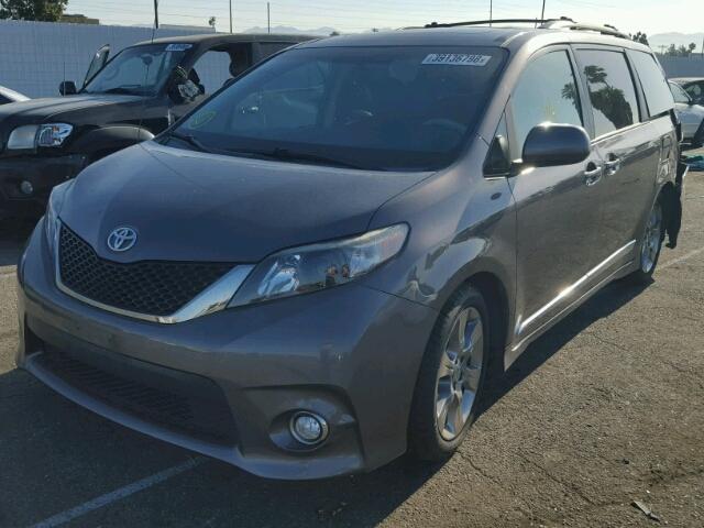 5TDXK3DC3CS217803 - 2012 TOYOTA SIENNA SPO GRAY photo 2