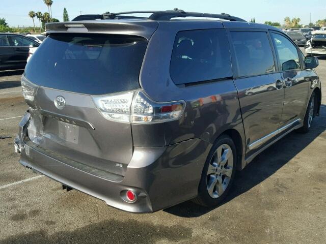 5TDXK3DC3CS217803 - 2012 TOYOTA SIENNA SPO GRAY photo 4