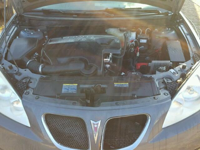 1G2ZF57B184262984 - 2008 PONTIAC G6 GRAY photo 7