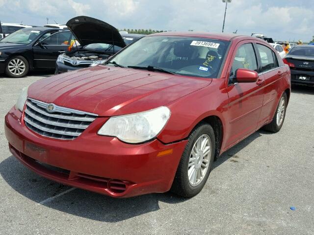 1C3LC56B39N558830 - 2009 CHRYSLER SEBRING TO RED photo 2