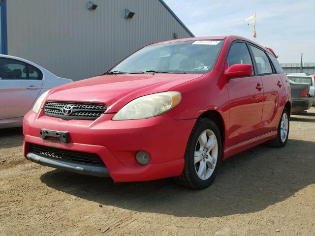 2T1KR32E56C623296 - 2006 TOYOTA COROLLA MA RED photo 2