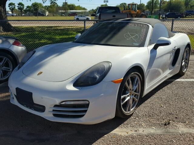 WP0CA2A88ES120800 - 2014 PORSCHE BOXSTER WHITE photo 2