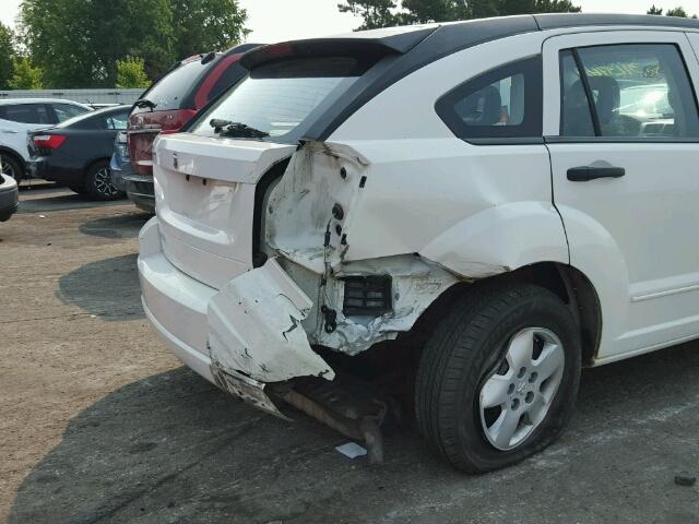 1B3HB28B88D701065 - 2008 DODGE CALIBER WHITE photo 9