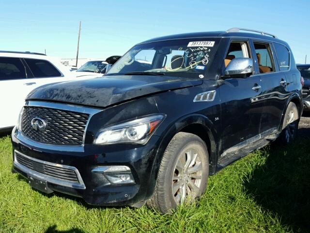 JN8AZ2ND6G9801138 - 2016 INFINITI QX80 BLACK photo 2