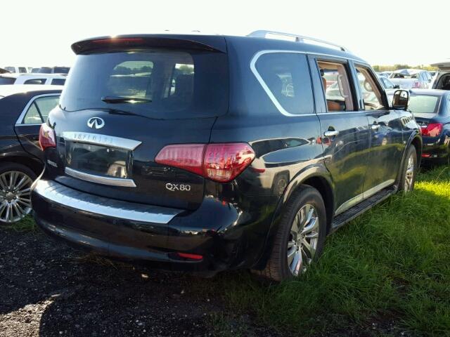 JN8AZ2ND6G9801138 - 2016 INFINITI QX80 BLACK photo 4