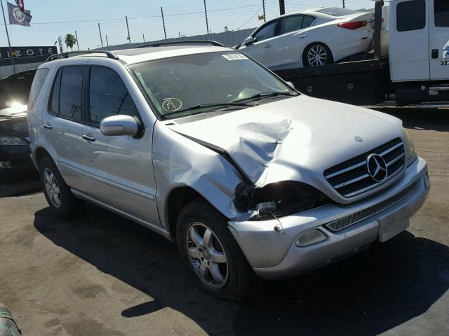 4JGAB75EX2A303789 - 2002 MERCEDES-BENZ ML 500 SILVER photo 1