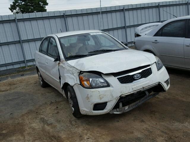 KNADH4A31A6654463 - 2010 KIA RIO WHITE photo 1