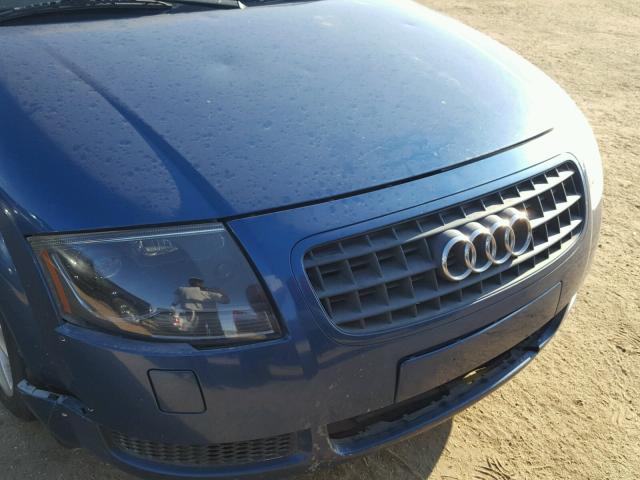 TRUSC28N031014707 - 2003 AUDI TT BLUE photo 9