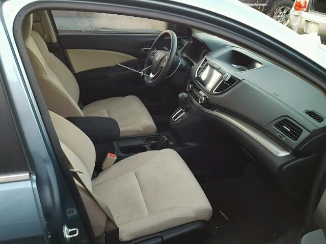 2HKRM3H5XGH532981 - 2016 HONDA CR-V EX ლურჯი ფოტო 5