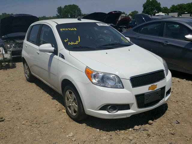 KL1TD6DE5BB246406 - 2011 CHEVROLET AVEO LS WHITE photo 1