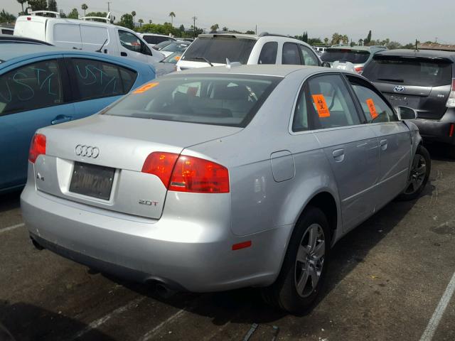 WAUAF78E86A246709 - 2006 AUDI A4 2 SILVER photo 4