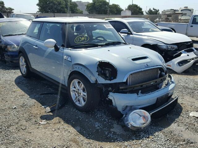 WMWSV3C53DT389981 - 2013 MINI COOPER S BLUE photo 1