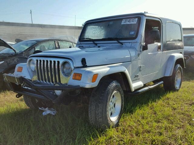 1J4FA44S55P318635 - 2005 JEEP WRANGLER / GRAY photo 2