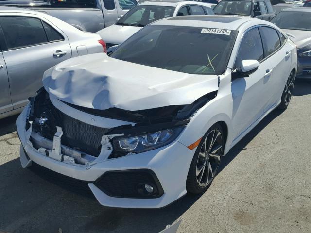 2HGFC1E53HH707047 - 2017 HONDA CIVIC SI WHITE photo 2