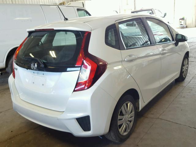 3HGGK5H53HM705682 - 2017 HONDA FIT LX WHITE photo 4