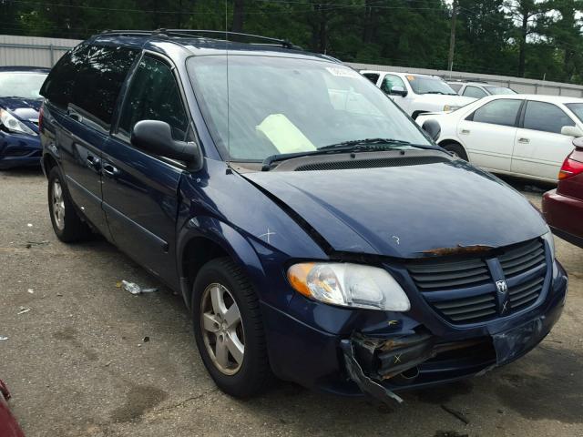 1D4GP45R85B178228 - 2005 DODGE CARAVAN SX BLUE photo 1