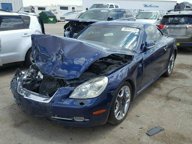 JTHFN48Y069004131 - 2006 LEXUS SC 430 BLUE photo 2