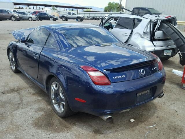 JTHFN48Y069004131 - 2006 LEXUS SC 430 BLUE photo 3