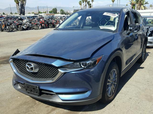 JM3KFABM1J1353914 - 2018 MAZDA CX-5 SPORT BLUE photo 2