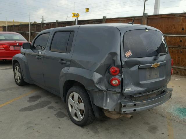 3GNCA13B89S565428 - 2009 CHEVROLET HHR LS GRAY photo 3