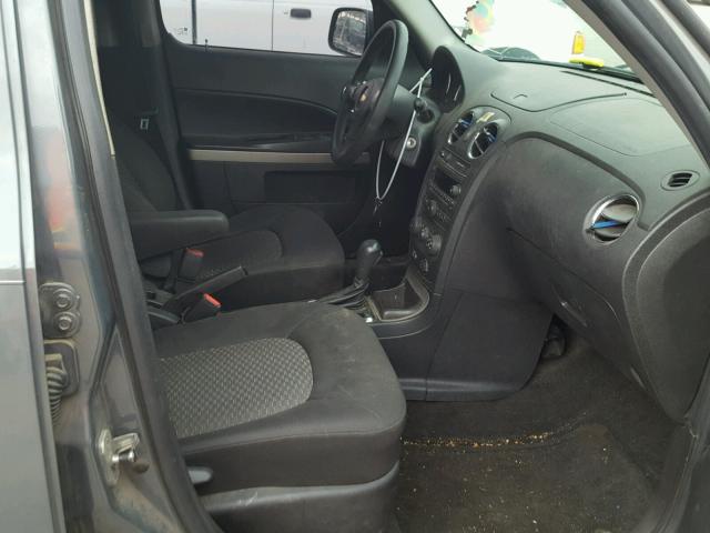 3GNCA13B89S565428 - 2009 CHEVROLET HHR LS GRAY photo 5