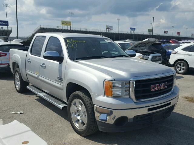 3GTRCVE02AG162729 - 2010 GMC SIERRA SILVER photo 1