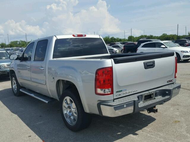 3GTRCVE02AG162729 - 2010 GMC SIERRA SILVER photo 3