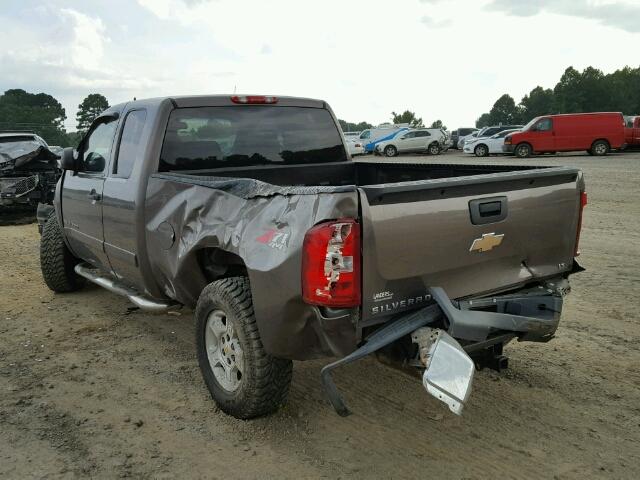 2GCEK19J281232150 - 2008 CHEVROLET SILVERADO BROWN photo 3